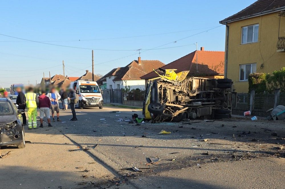 Súlyos közlekedési baleset történt Ombodon - FRISSÍTVE