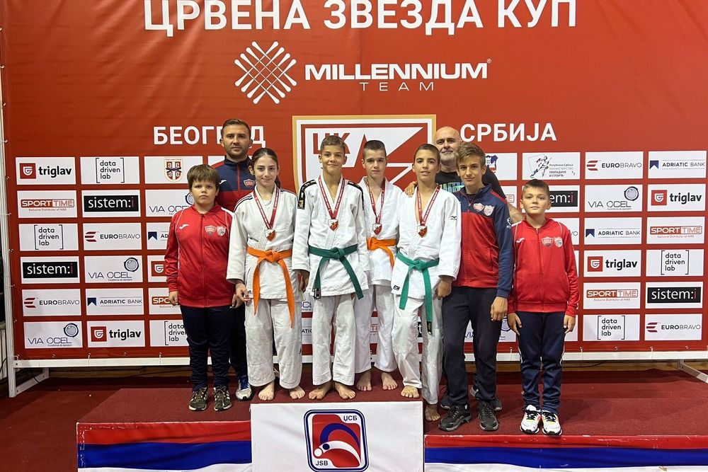 Érmekkel tértek haza egy erős szerbiai tornáról az Olimpia VSK judokái