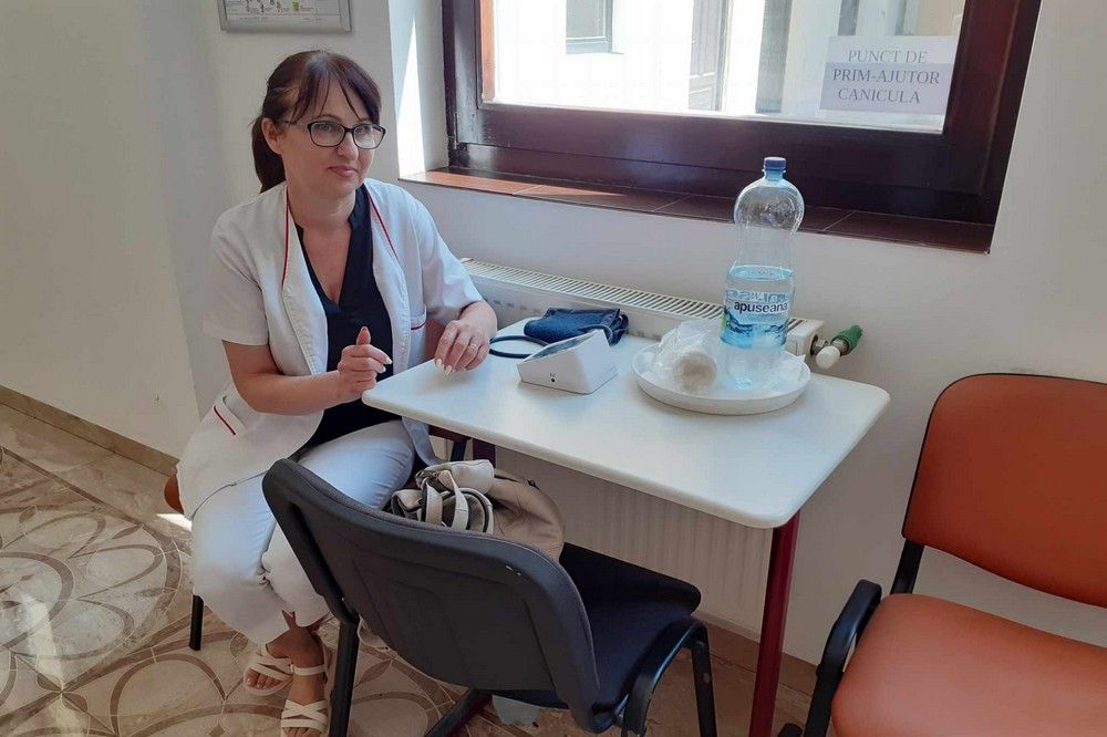 Tomboló kánikula: Nagykárolyban két elsősegélynyújtó pontot is kialakítottak
