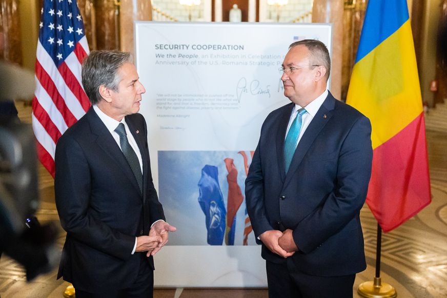 Ciucă: a Románia és az USA közötti partnerség a legmagasabb szintre jutott