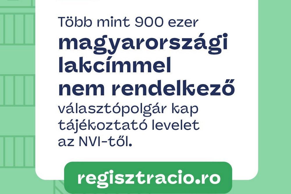 A Nemzeti Választási Iroda megkezdi a magyarországi lakcímmel nem rendelkező választópolgárok értesítését