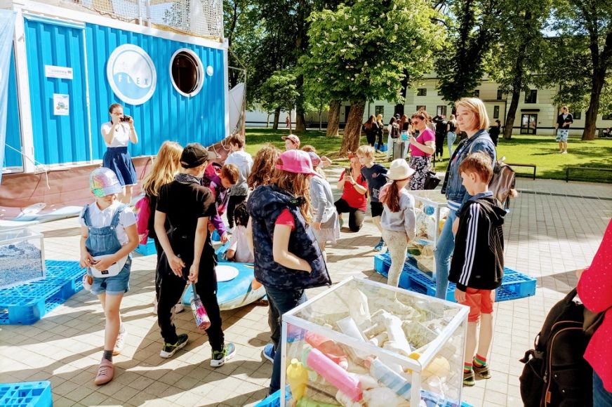 FLEX - az újrahasznosítás csodája. Interaktív kiállítás a város központjában