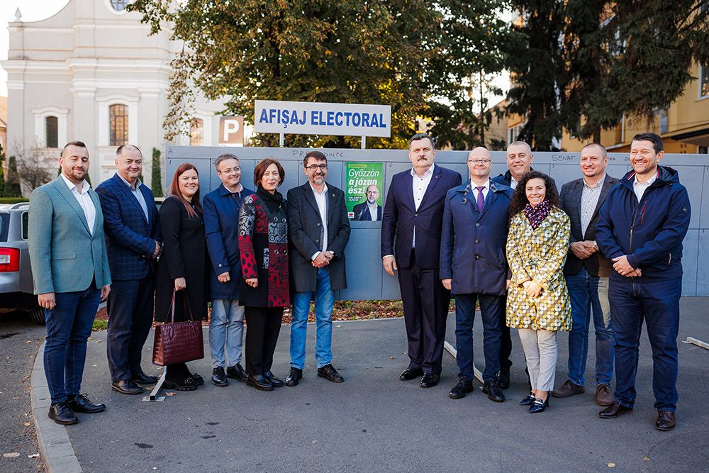 Elhelyezte az RMDSZ az első kampányplakátokat Szatmárnémetiben