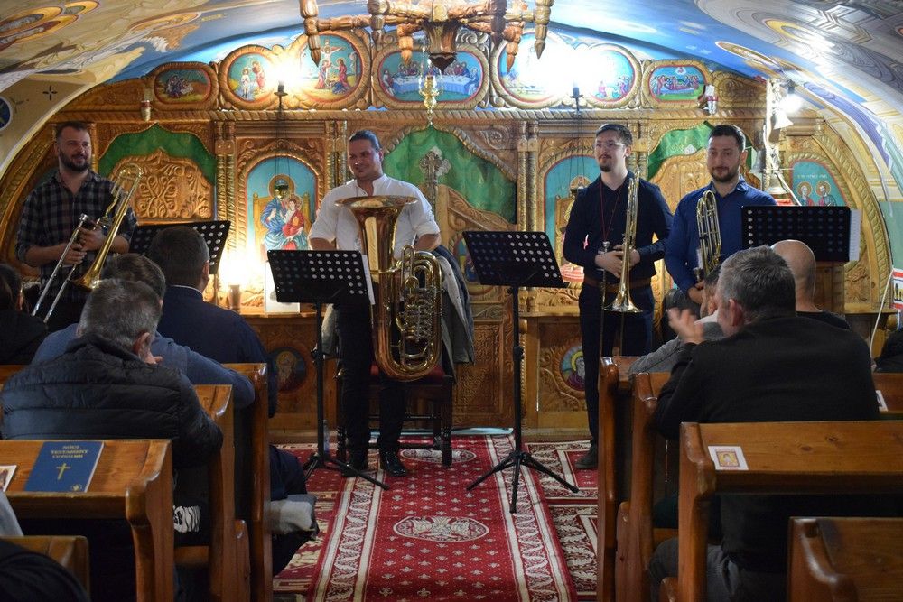 Nem várt helyszínen adott koncertet a Dinu Lipatti Filharmónia kvartettje