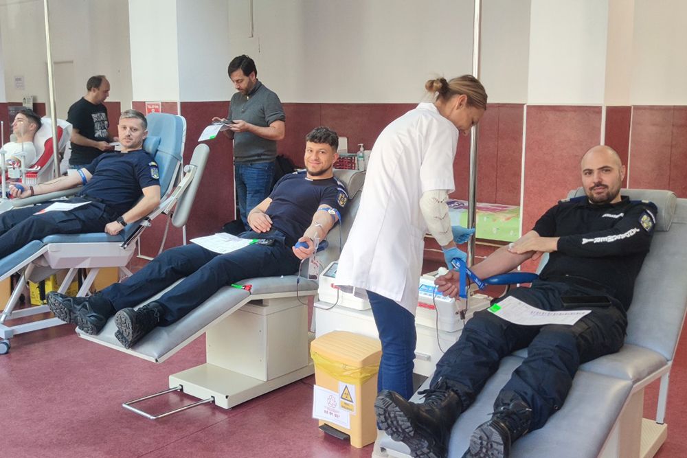 Életmentő küldetés – véradással segítettek a szatmári csendőrök