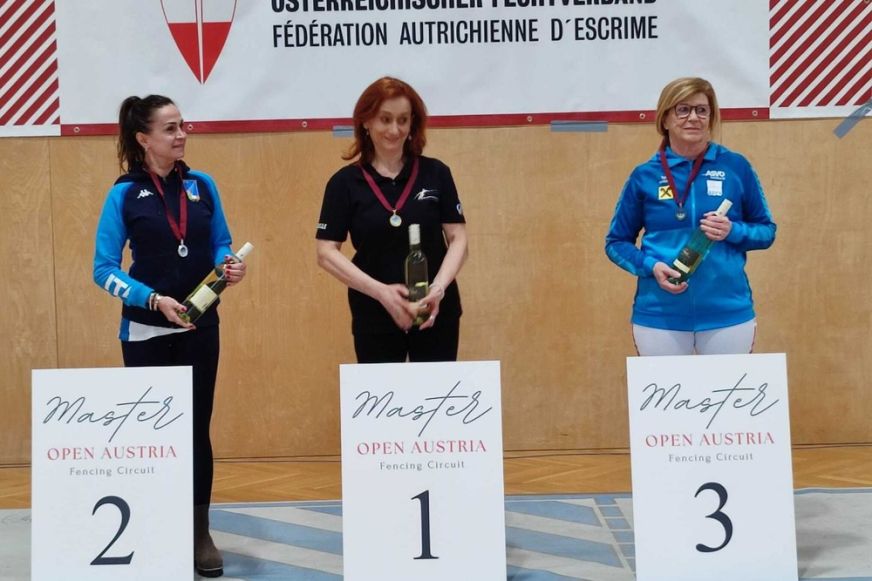 Aranyérmet szerzett Grazban Szereday Judit, veterán tőrvívó