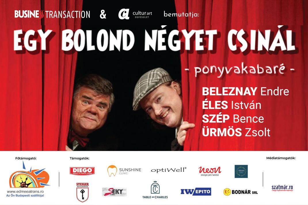 „Egy bolond négyet csinál!“ kabaréest Rejtő Jenő nyomán
