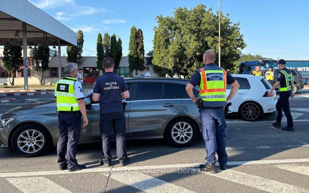 Közös razzia a magyar rendőrséggel: közel 1.400 embert ellenőriztek két nap alatt Szatmár megyében