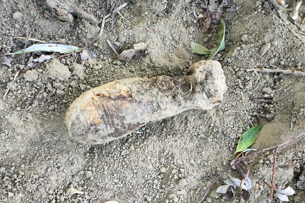 Aknagránátra bukkantak a szatmári gyalogoshíd közelében