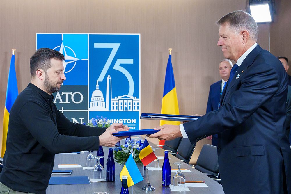 A román és az ukrán elnök aláírta a két ország közötti kétoldalú biztonsági megállapodást