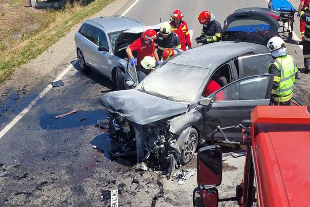 Nagyon súlyos közúti baleset történt hétfőn Batiz és Gombáspuszta között