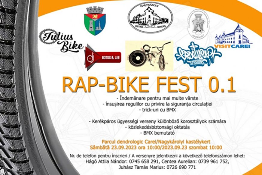 Rap-Bike Fest lesz hétvégén Nagykárolyban