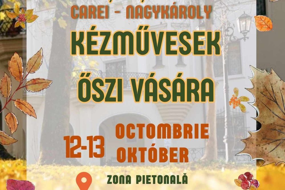 Hétvégén rendezik a Kézművesek Őszi Vásárát Nagykárolyban