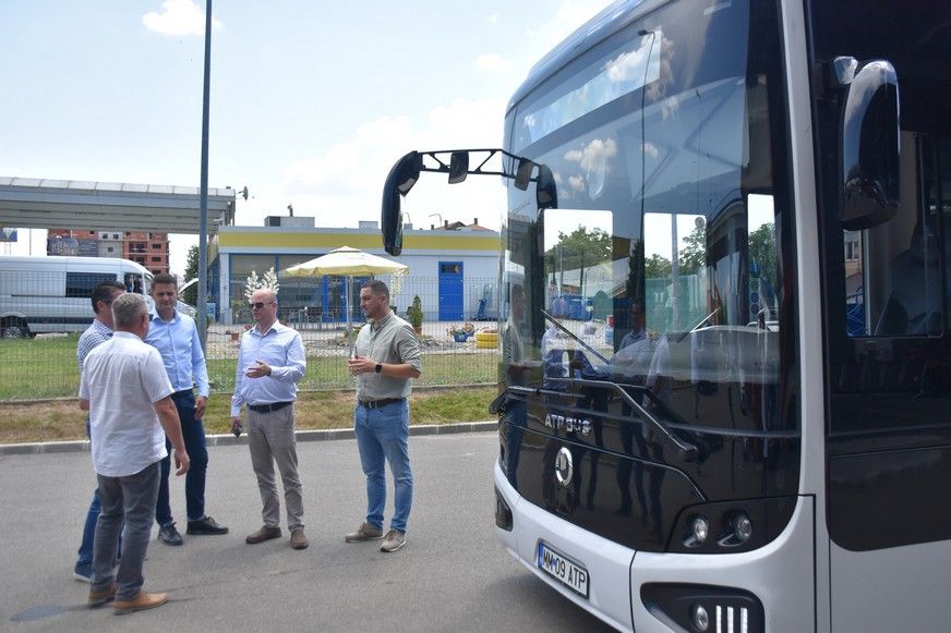 Elektromos buszokat tesztelnek Szatmárnémetiben