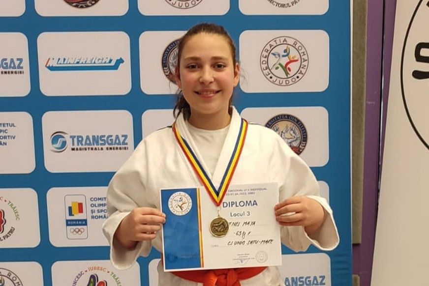 Bronzérmet szerzett a szatmári cselgáncsozó, Maya Dienes