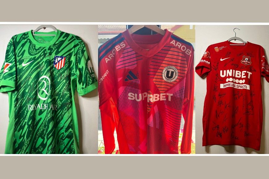 Segítjük Tony Kanalost: Atlético, Universitatea és Hermannstadt mezekre lehet licitálni