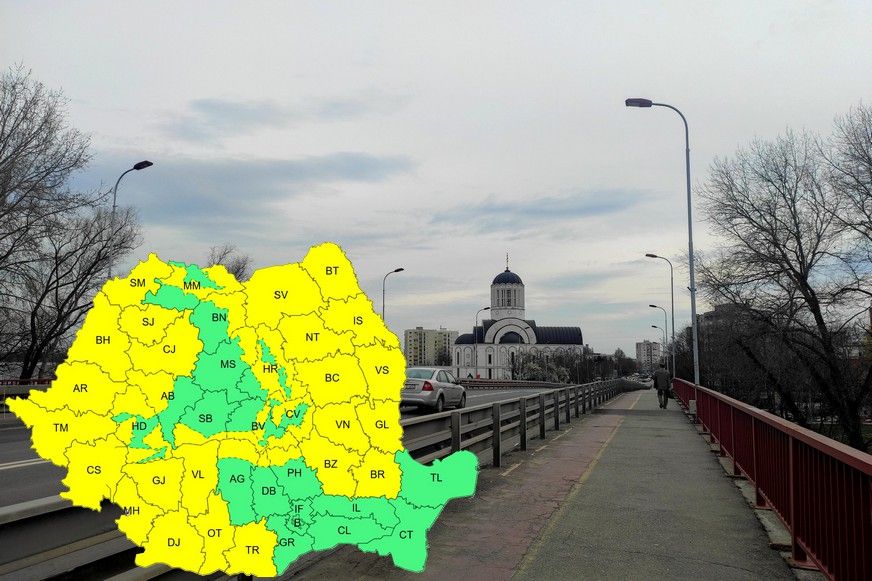 Még ne tegye el a téli kabátot! Sárga riasztás érvényes Szatmár megyére is