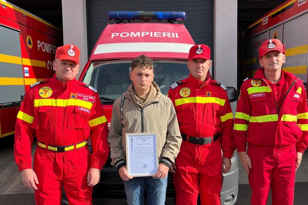 Életet mentett a mindössze tizennégy éves Szatmár megyei fiú