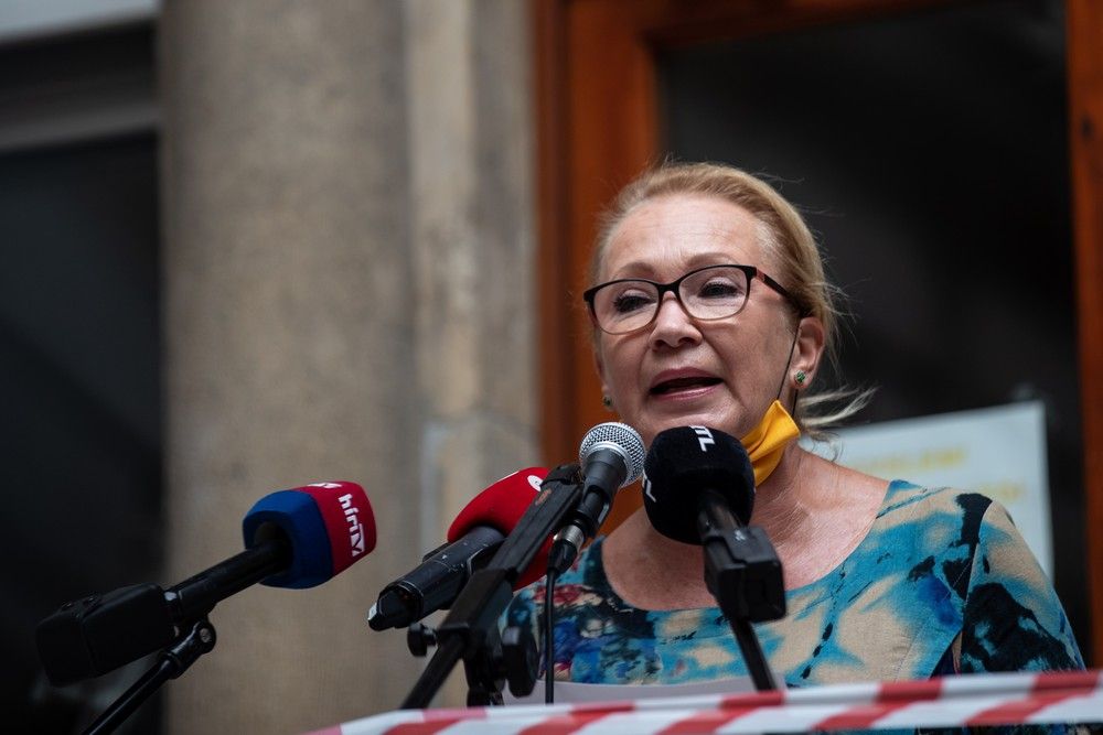 Udvaros Dorottya a Nemzeti Színházában történt balesetről: „A belső vizsgálat egy látszatesemény volt”