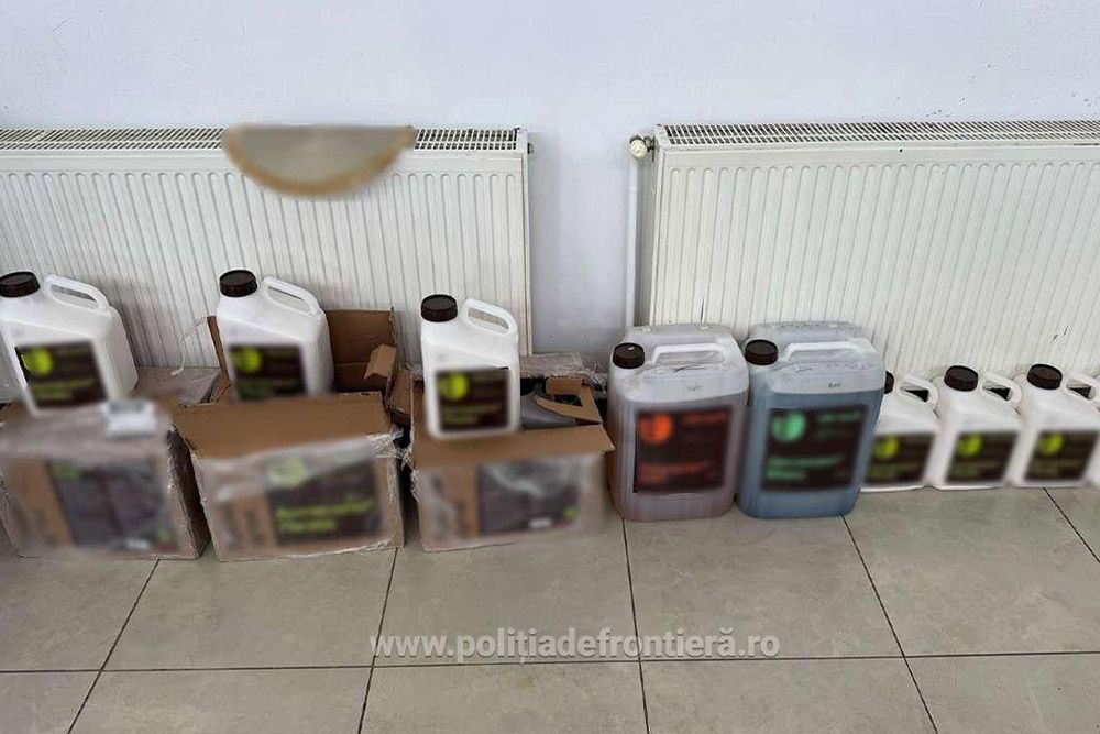 Több mint 13.000 lej értékű toxikus anyagot foglaltak le a halmi határátkelőnél