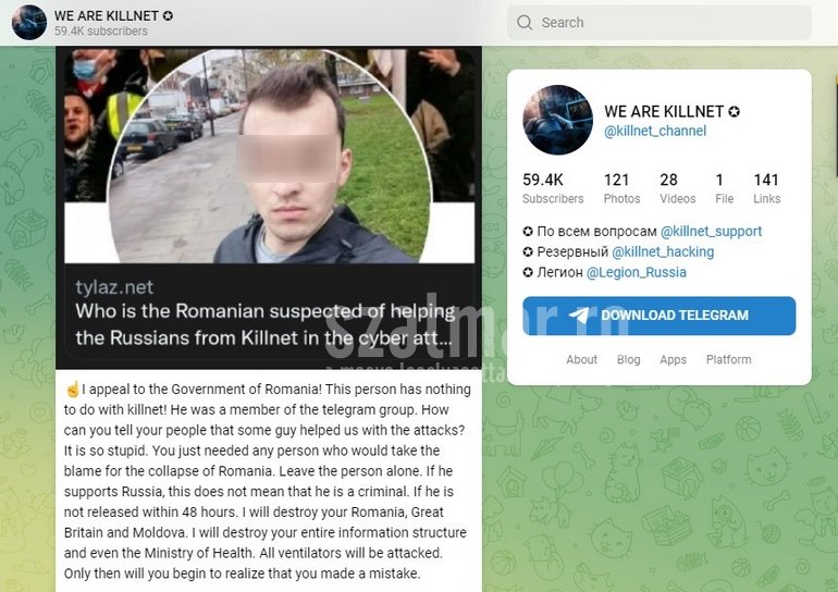 A Nagy-Britanniában élő szatmári férfi szabadon engedését követeli a Killnet