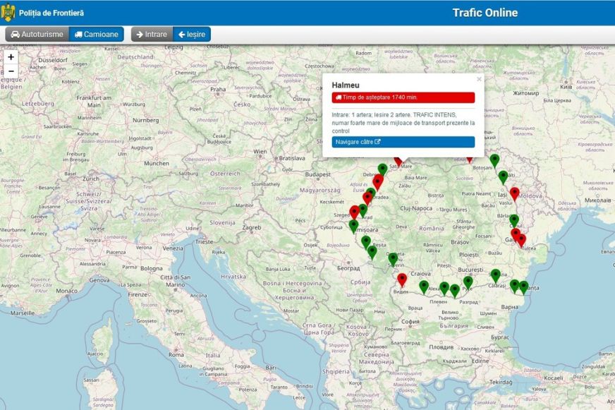 Kamionstop! Hétvégén csak tovább romlott a helyzet a halmi és petei határátkelőknél is