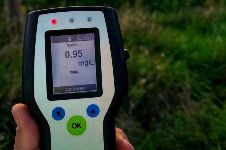 A parkban állt meg az ittas sofőr