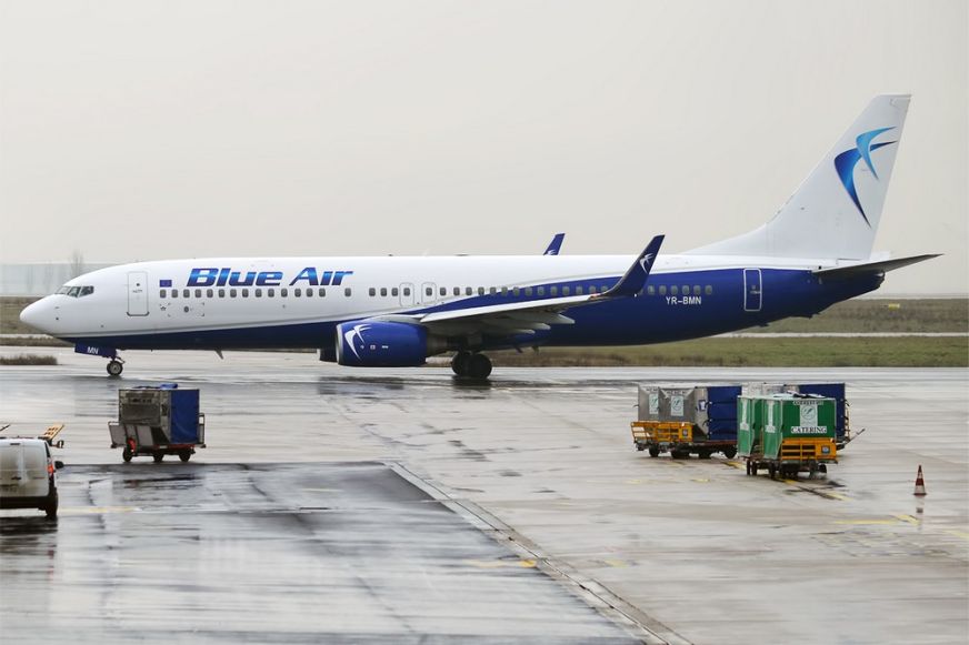 A fogyasztóvédelem 2 millió euróra büntette a Blue Air légitársaságot