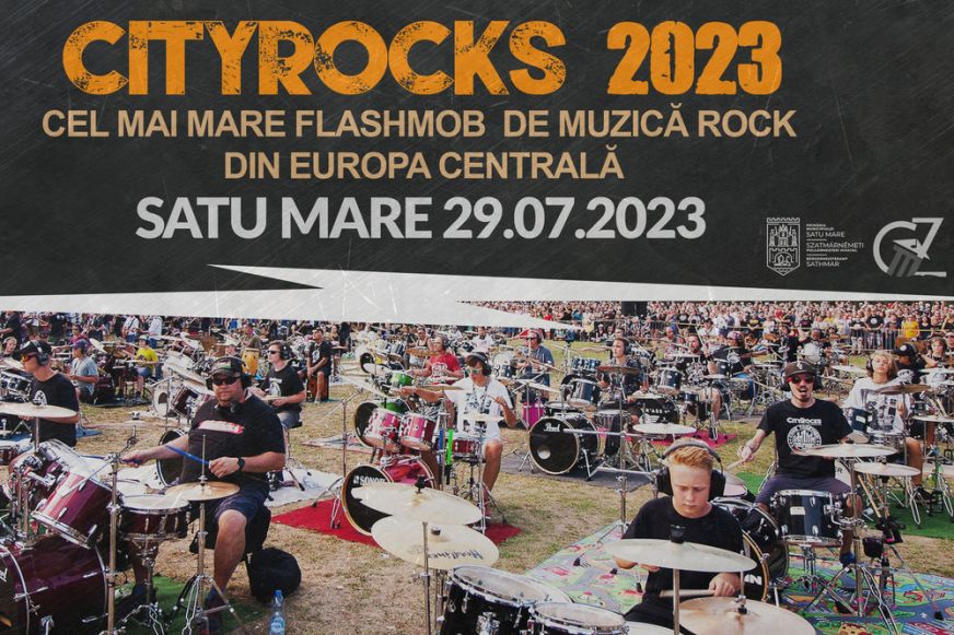 We will rock You, Szatmárnémeti! - CityRocks 2023 - Közép Európa legnagyobb rock flashmobja az Újfőtéren/ VIDEÓ