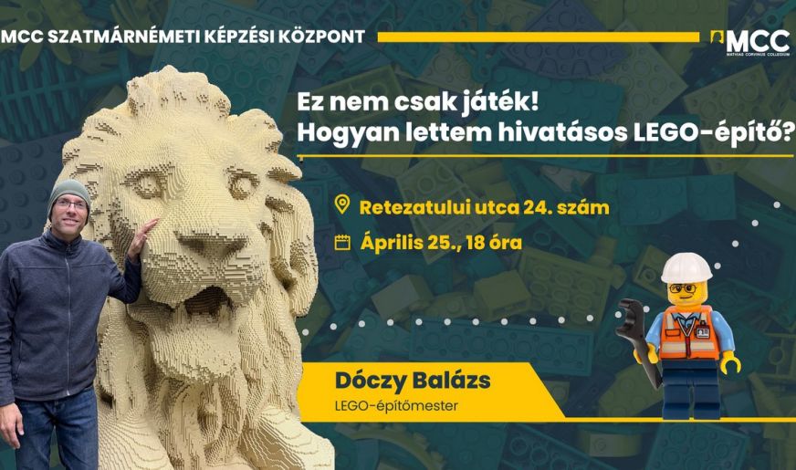 Ez nem csak játék! Így lett hivatásos LEGO-építő Dóczy Balázs