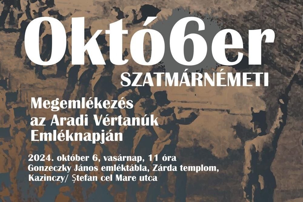 Október 6. - nemzeti emléknap Szatmárnémetiben