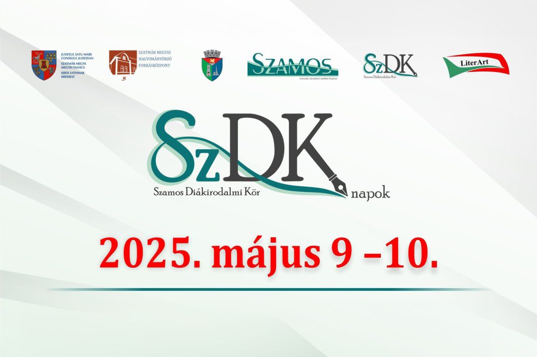 SzDK Napok: Két napon át tartó eseménysorozattal készül a Szamos Diákirodalmi Kör