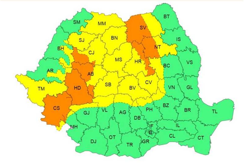 Erdélyi megyéket is érintő másodfokú viharriasztást adtak ki vasárnapra a meteorológusok