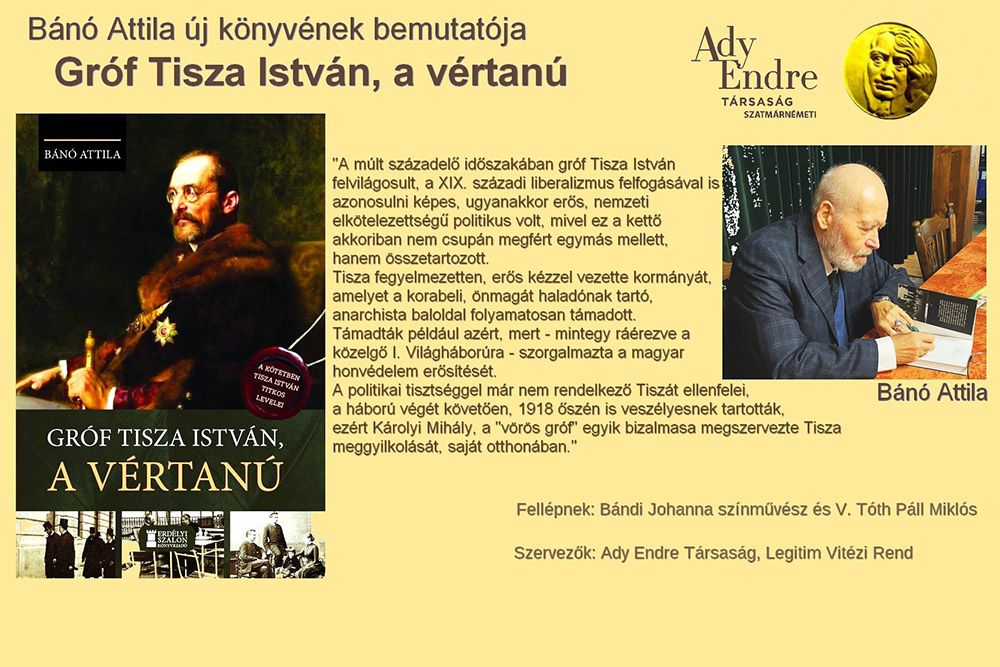 Könyvbemutatót tartanak Szatmárnémetiben és Nagykárolyban