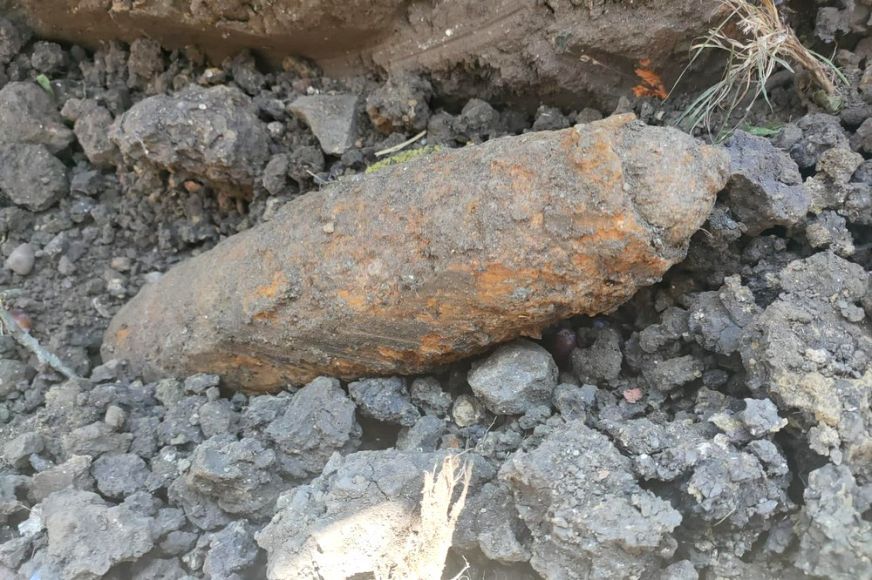 Csatornázási munkálatok közben bukkantak aknagránátra Szatmárudvariban