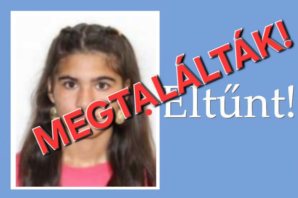 Megtalálták az Erdődről eltűnt tinédzsert