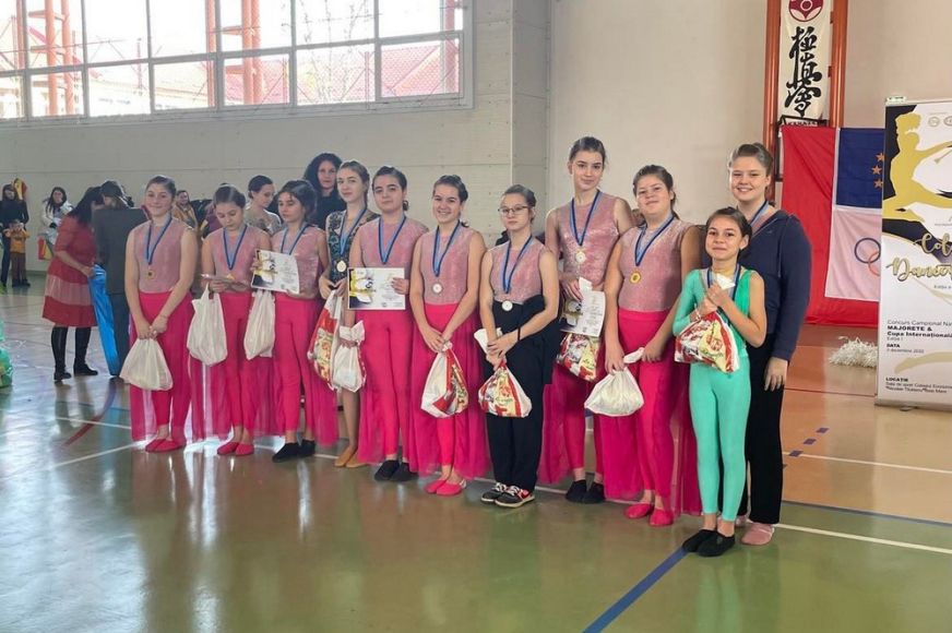 Jól szerepeltek a Rákóczi Ferenc Iskola mazsorettjei a Colibri Dance Fesztiválon