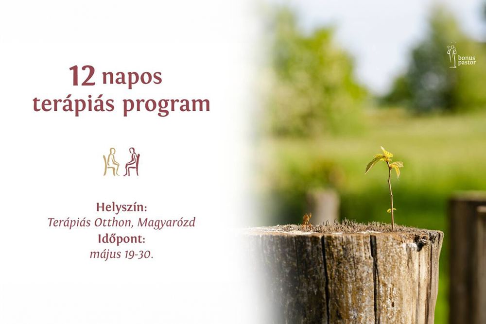 12 napos terápiás programot indít a Bonus Pásztor Alapítvány