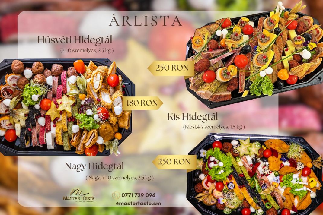 Pazar húsvéti lakoma a Master Taste jóvoltából