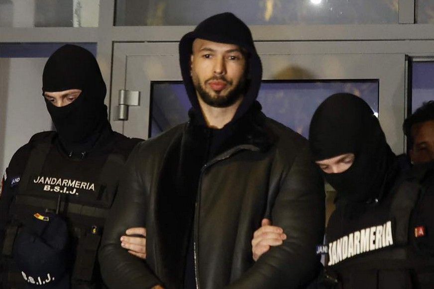 Román rendőrség: Andrew Tate nem tett hivatalos panaszt fogva tartása körülményeire