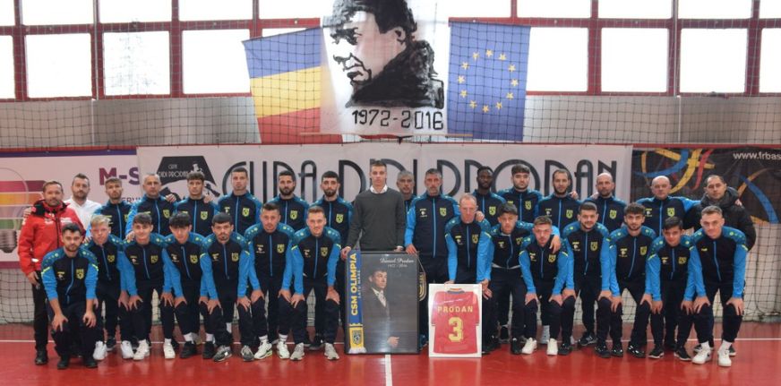 Az Olimpia VSK játékosai tiszteletüket tették a Didi Prodan Kupán