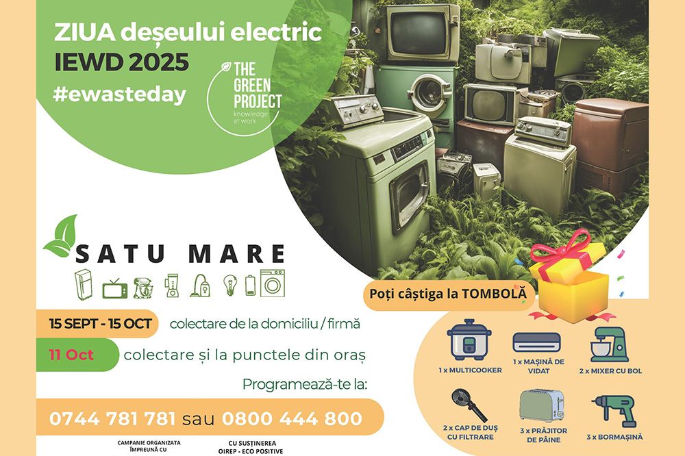 Indul az elektromos és elektronikai hulladékgyűjtési kampány Szatmárnémetiben