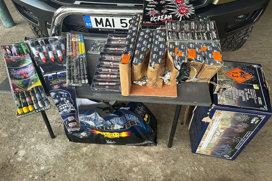 Több mint 87 tonna pirotechnikai eszközt foglalt le a rendőrség az elmúlt egy hónapban