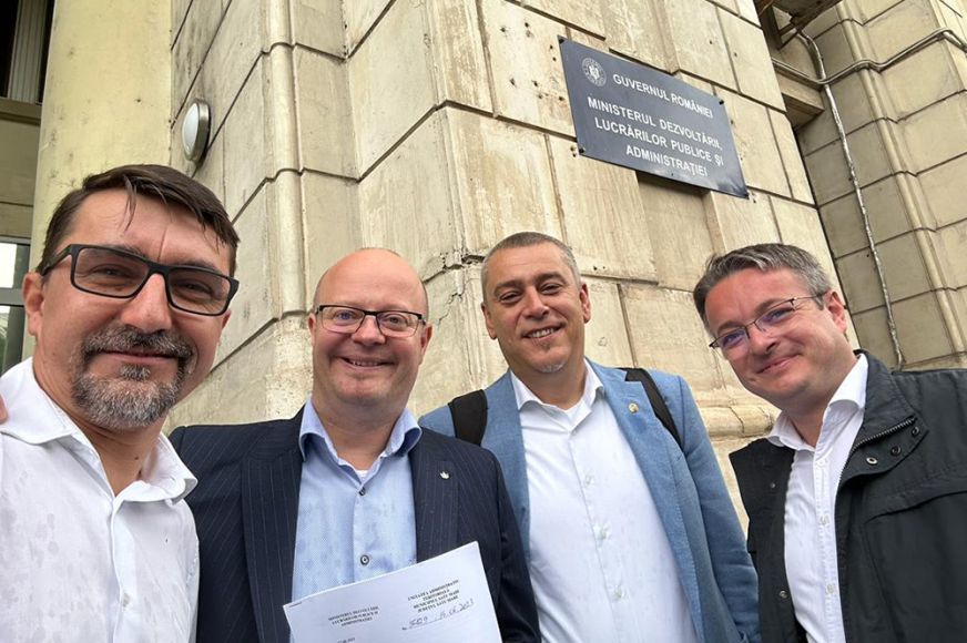 Újabb három szatmári utcát újítanak fel a fejlesztési minisztérium támogatásával
