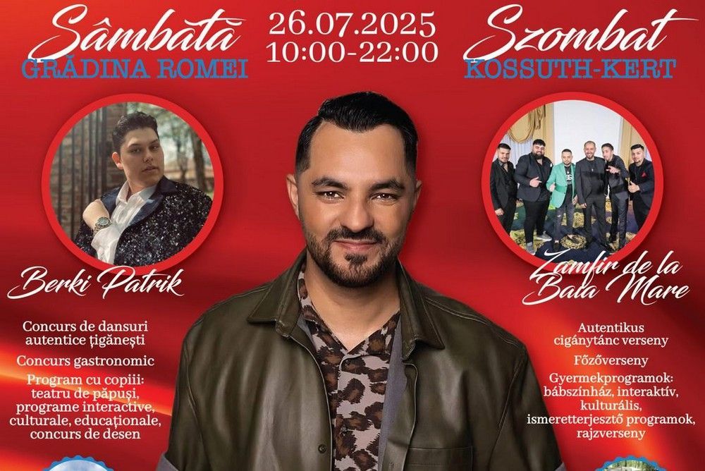 III. Kulturális Roma Nap Szatmárnémetiben - Oláh Gergő lesz a sztárvendég