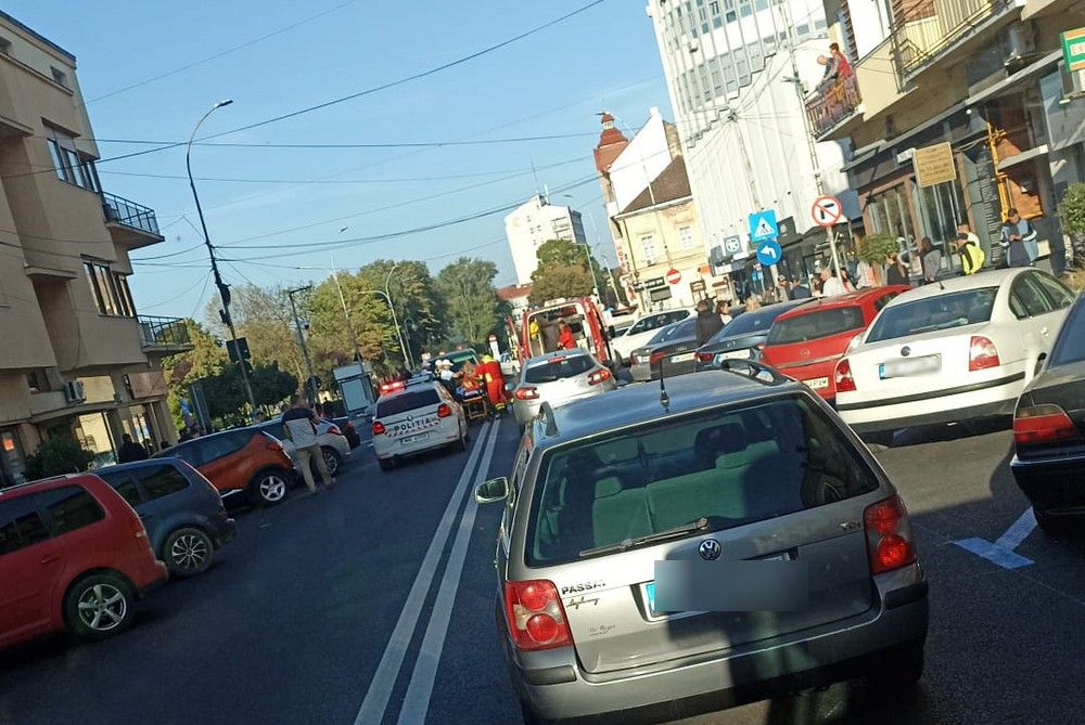 Gyalogost gázoltak Szatmárnémeti központjában - FRISSÍTVE