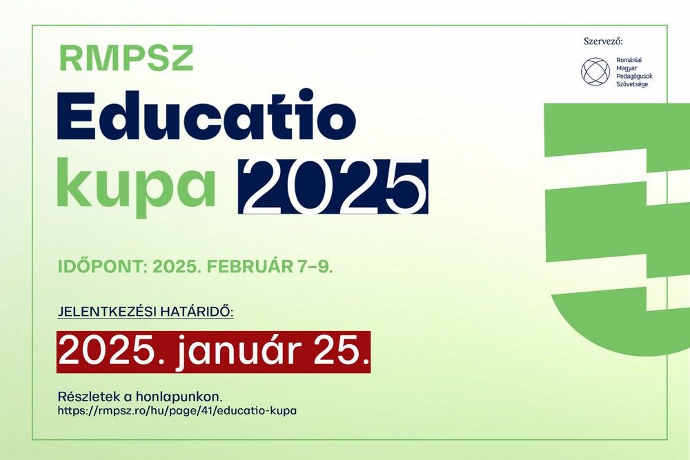 Már lehet nevezni az Educatio Kupára