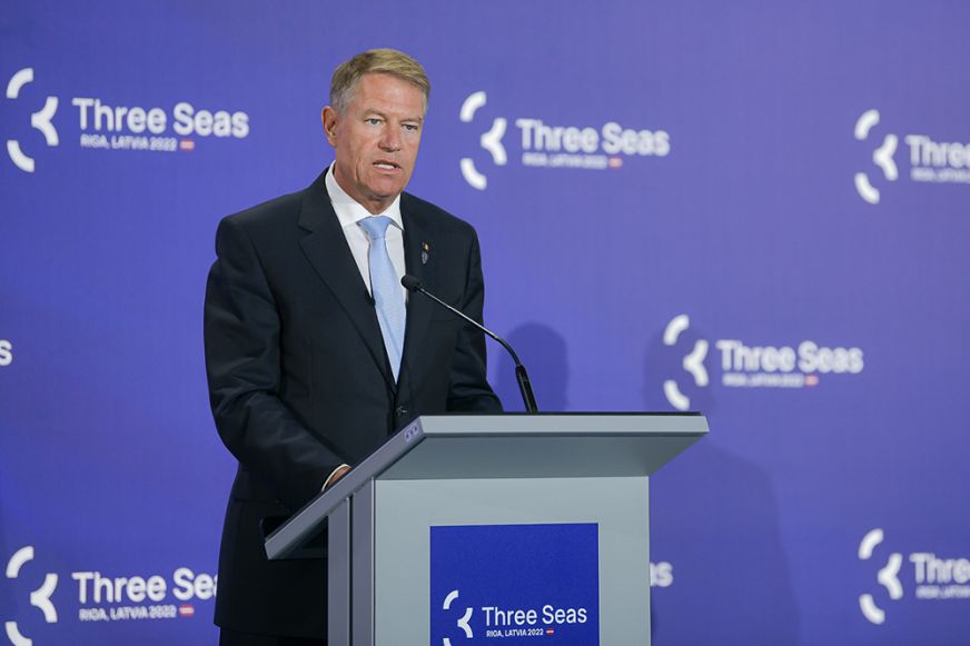 Iohannis: 2023-ban Románia ismét házigazdája lesz a Három Tenger Kezdeményezés csúcstalálkozójának
