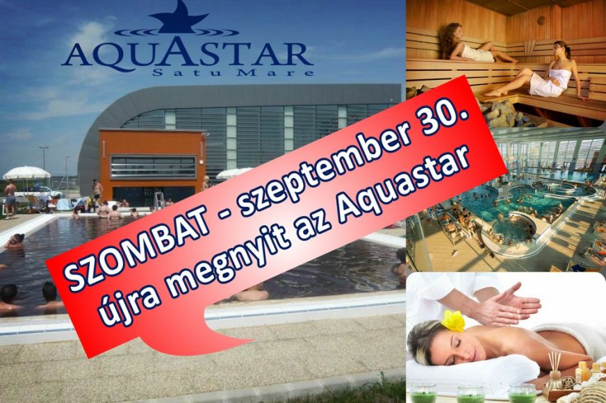 Szombaton újra nyit az Aquastar!