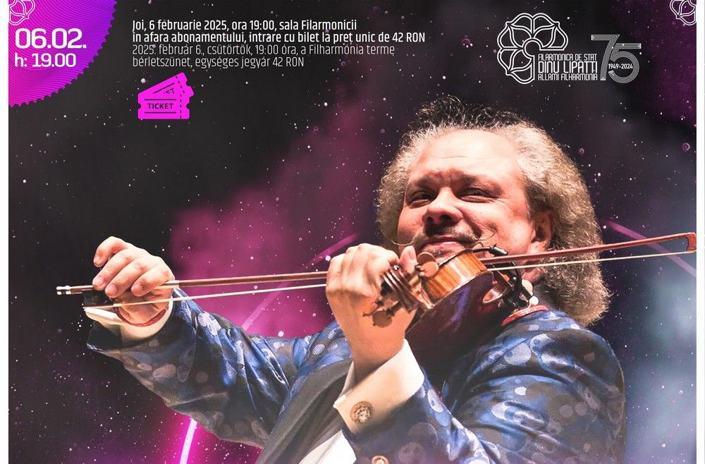 Roby Lakatos & Best Friends - Különleges koncert a Dinu Lipatti Filharmóniában